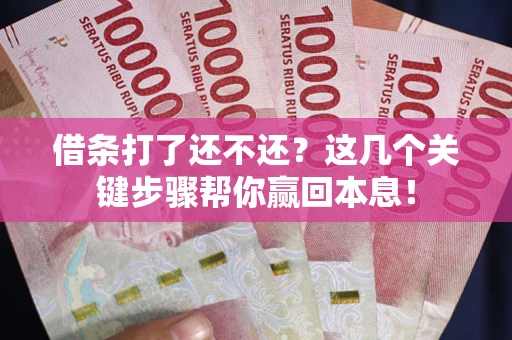 济南借条打了还不还？这几个关键步骤帮你赢回本息！